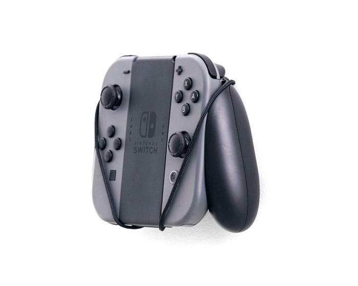 Floating Grip Nintendo Switch Joy-Con -Seinäteline (Musta/Harmaa)