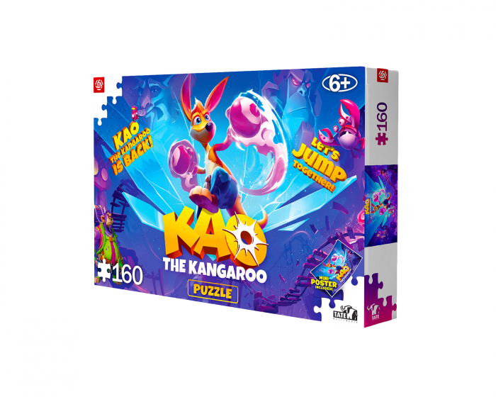 Good Loot Kids Puzzle - Kao The Kangaroo: Kao is Back Lasten Palapelit 160 Palaa