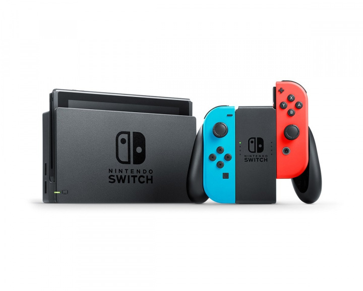 Nintendo Switch Pelikonsoli - Pininen/Punainen