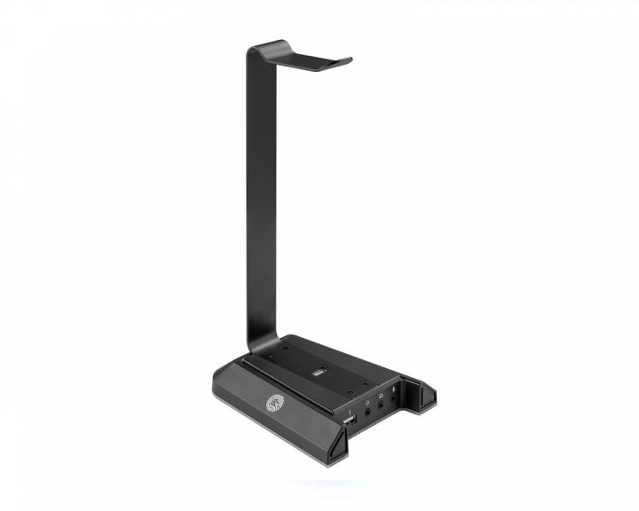 MaxMount Premium RGB Headset Docking Station - kuuloketeline Musta