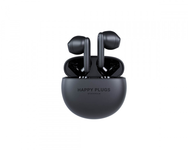 Happy Plugs JOY Lite True Wireless In-Ear Nappikuulokkeet - Musta