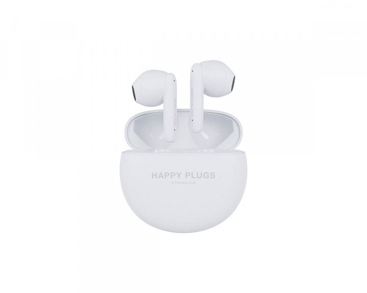 Happy Plugs JOY Lite True Wireless In-Ear Nappikuulokkeet - Valkoinen