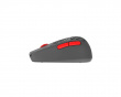 HSK Pro 4K Wireless Mouse - Fingertip Langaton Pelihiiri - Harmaa/Punainen