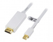 Mini DisplayPort -> HDMI 2m Valkoinen -kaapeli