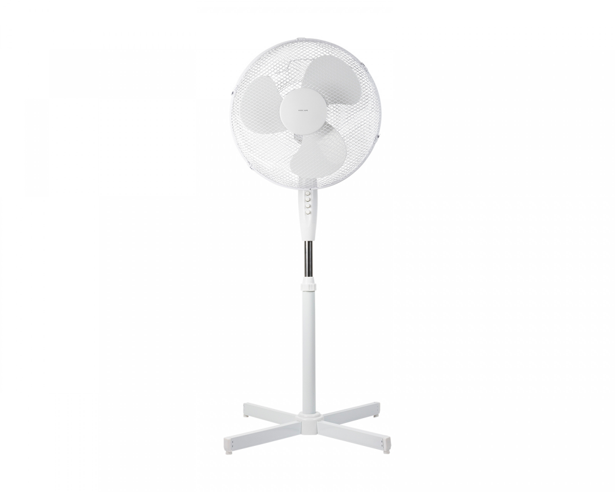 Nordic Home Culture Floor Fan Valkoinen -lattiatuuletin