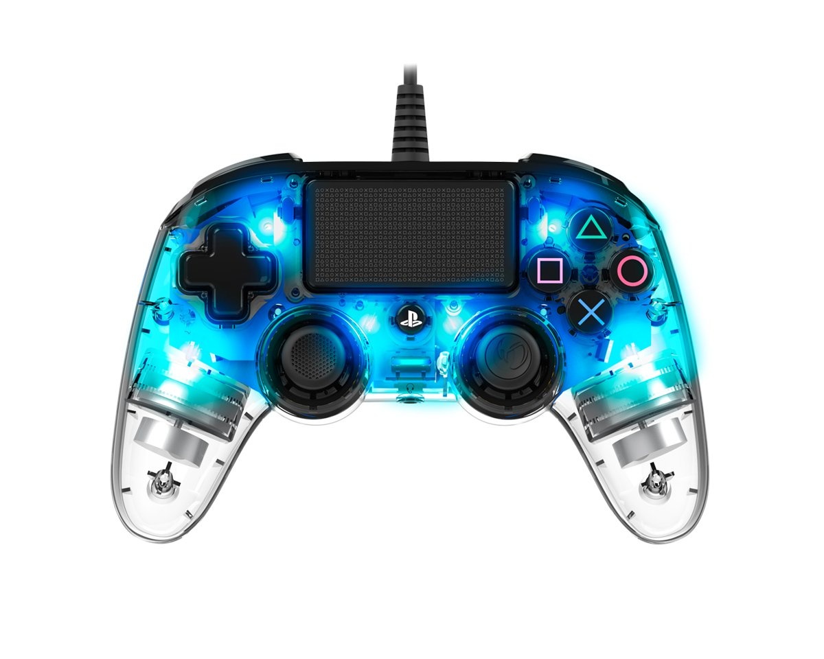 Nacon Wired Illuminated Compact -peliohjain Sininen (PS4/PC)