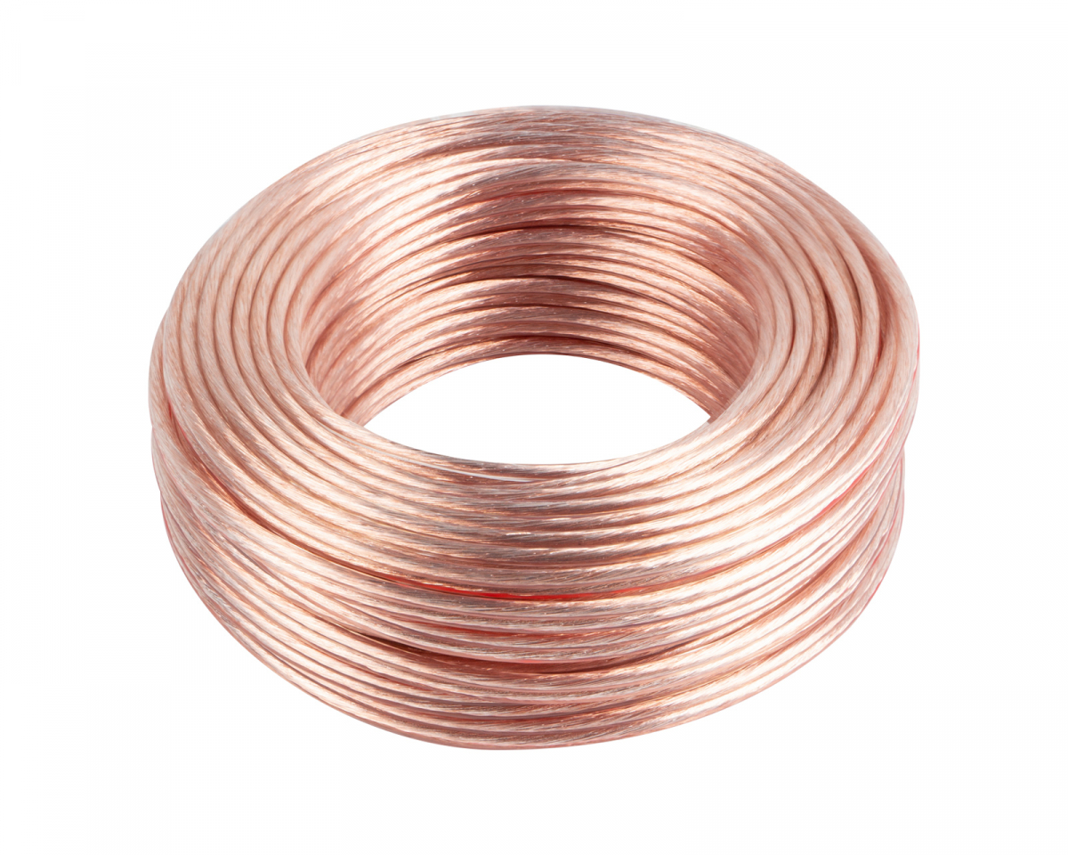 Lanberg Kaiutinkaapeli 2x 2.5mm² (25M) Transparent