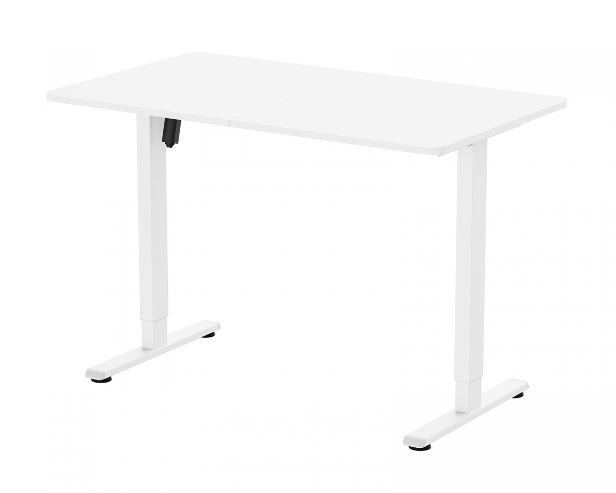 MaxMount Korkeussäädettävä työpöytä 120 x 70 cm - Valkoinen