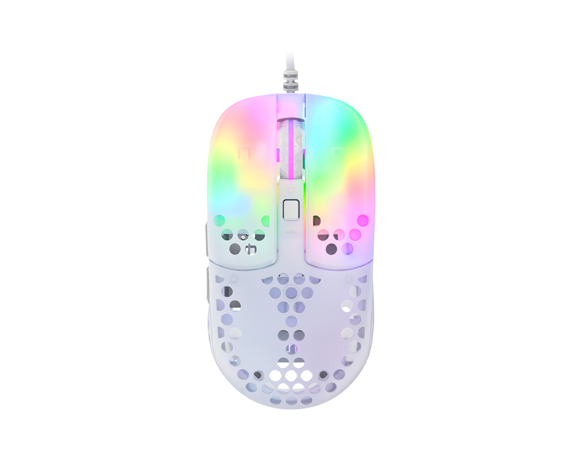 Cherry Xtrfy MZ1 RGB Zy's Rail Pelihiiri - Valkoinen