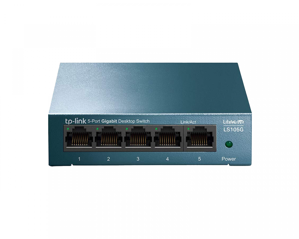 TP-Link Kytkin LS105G 5-Ports Unmanaged, 10/100/1000 Mbps