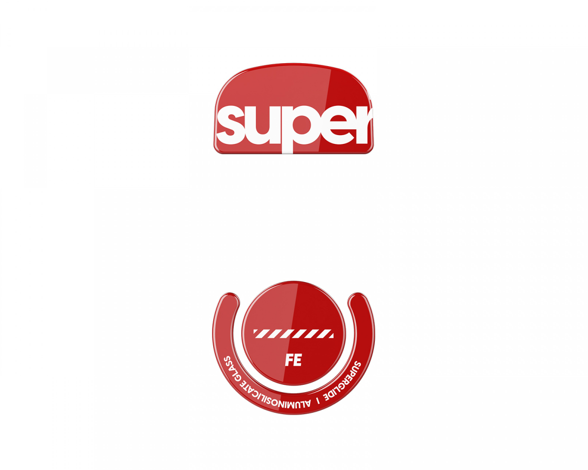 Superglide Glass Skates Logitech G Pro X Superlight - Punainen