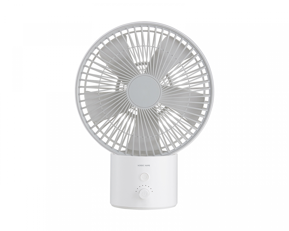 Nordic Home Culture FT-775 Wireless Portable USB-fan - Valkoinen -tuuletin