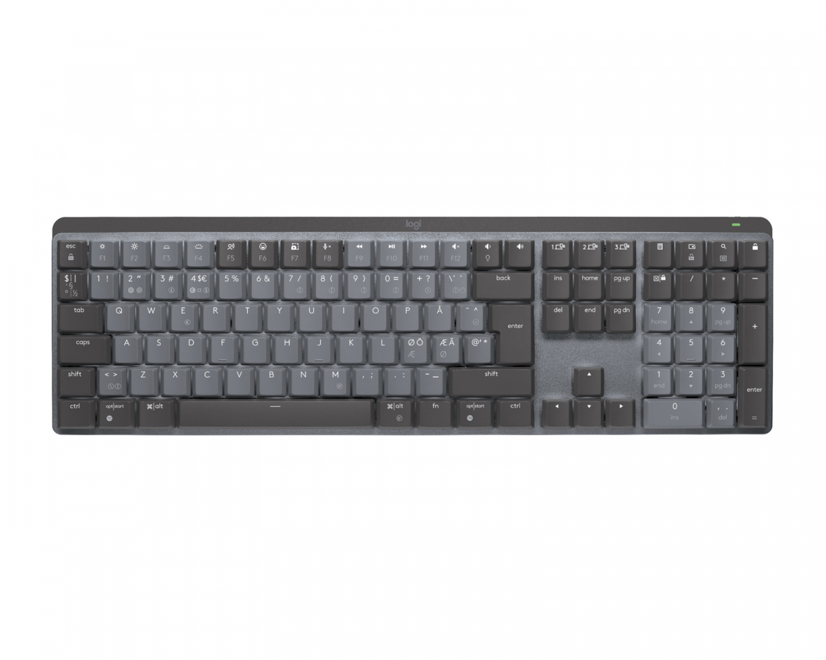 Logitech MX Mechanical Langaton Näppäimistö [Tactile Quiet] - Graphite