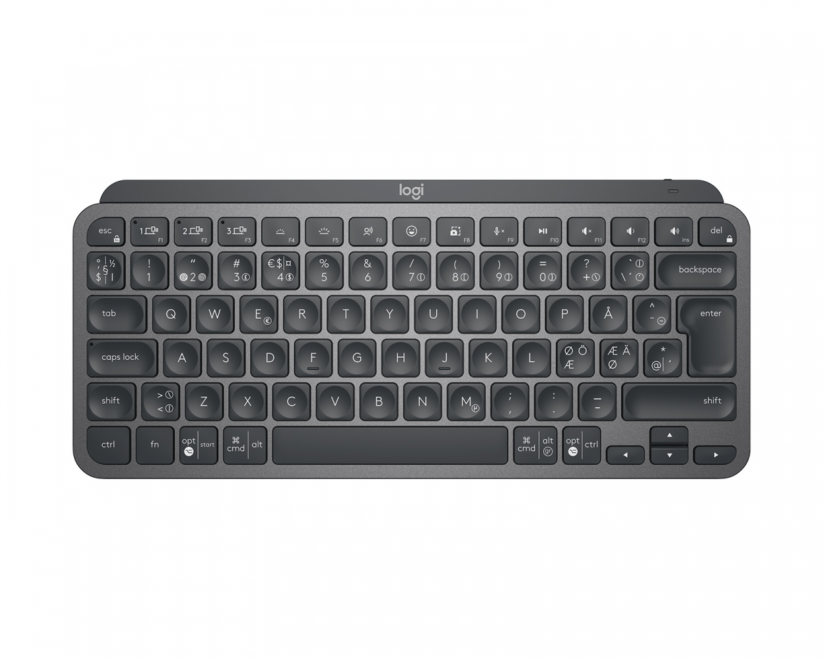 Logitech MX Keys Mini Wireless Keyboard - Langaton Näppäimistö - Graphite