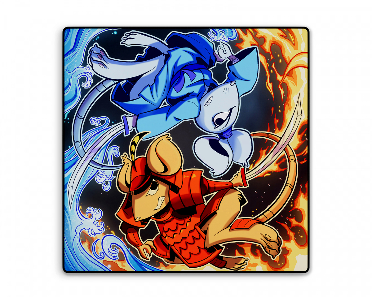 PC/タブレット PC周辺機器 Yuki Aim Yukipad 2022 - Oni Graphic Hiirimatto - Musta - MaxGaming.fi