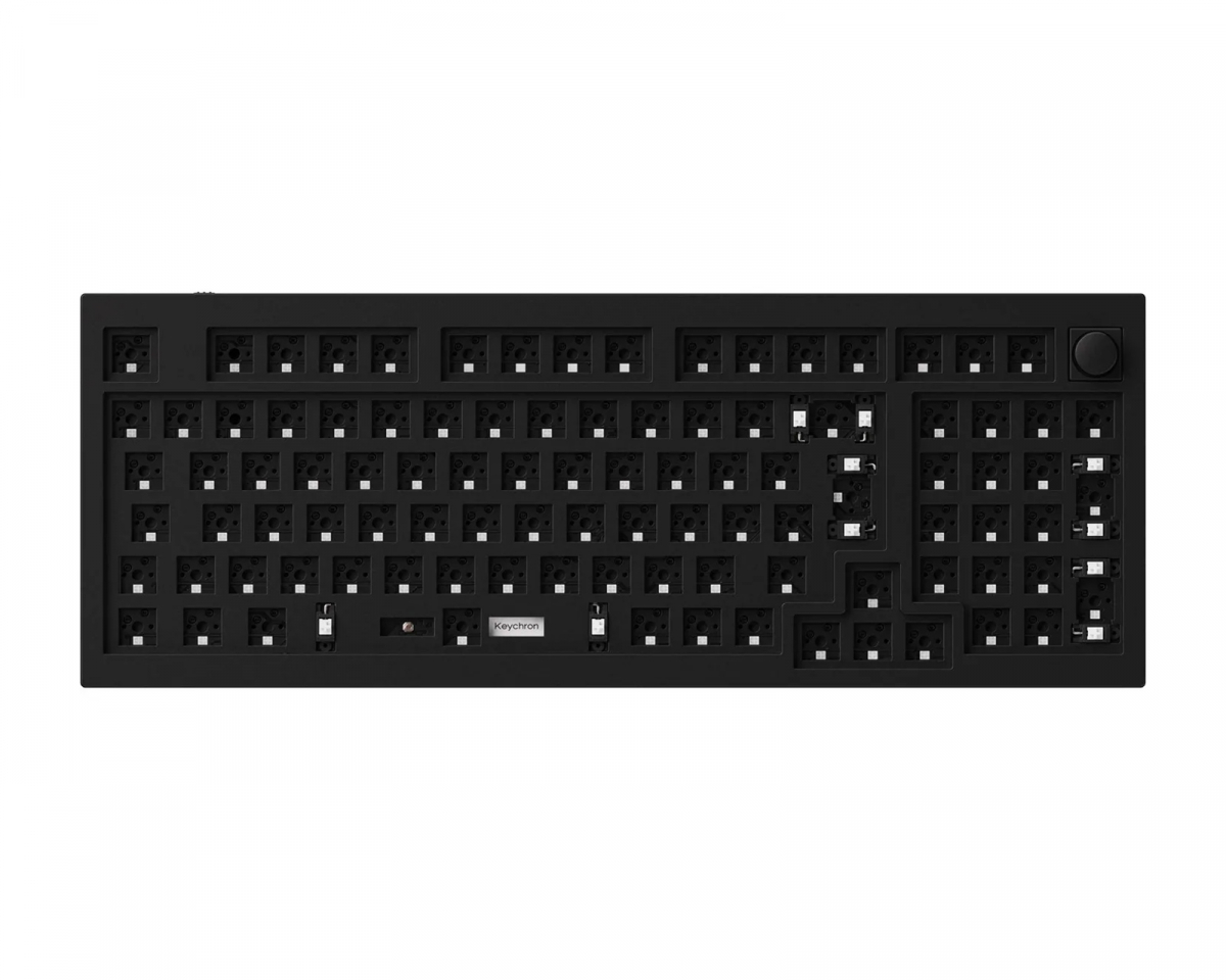 Keychron Q5 QMK 96% ISO Barebone Knob Version RGB Hot-Swap - Musta
