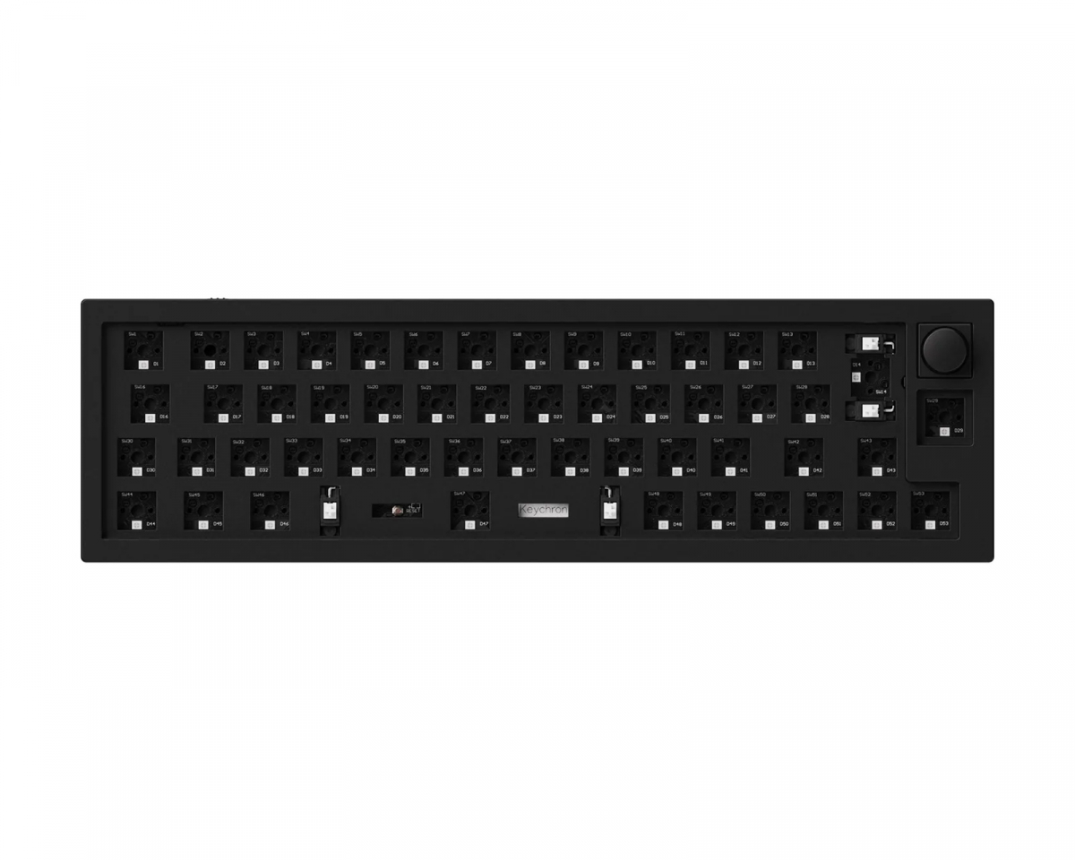 Keychron Q9 QMK 40% ISO Barebone Knob Version RGB Hot-Swap - Musta
