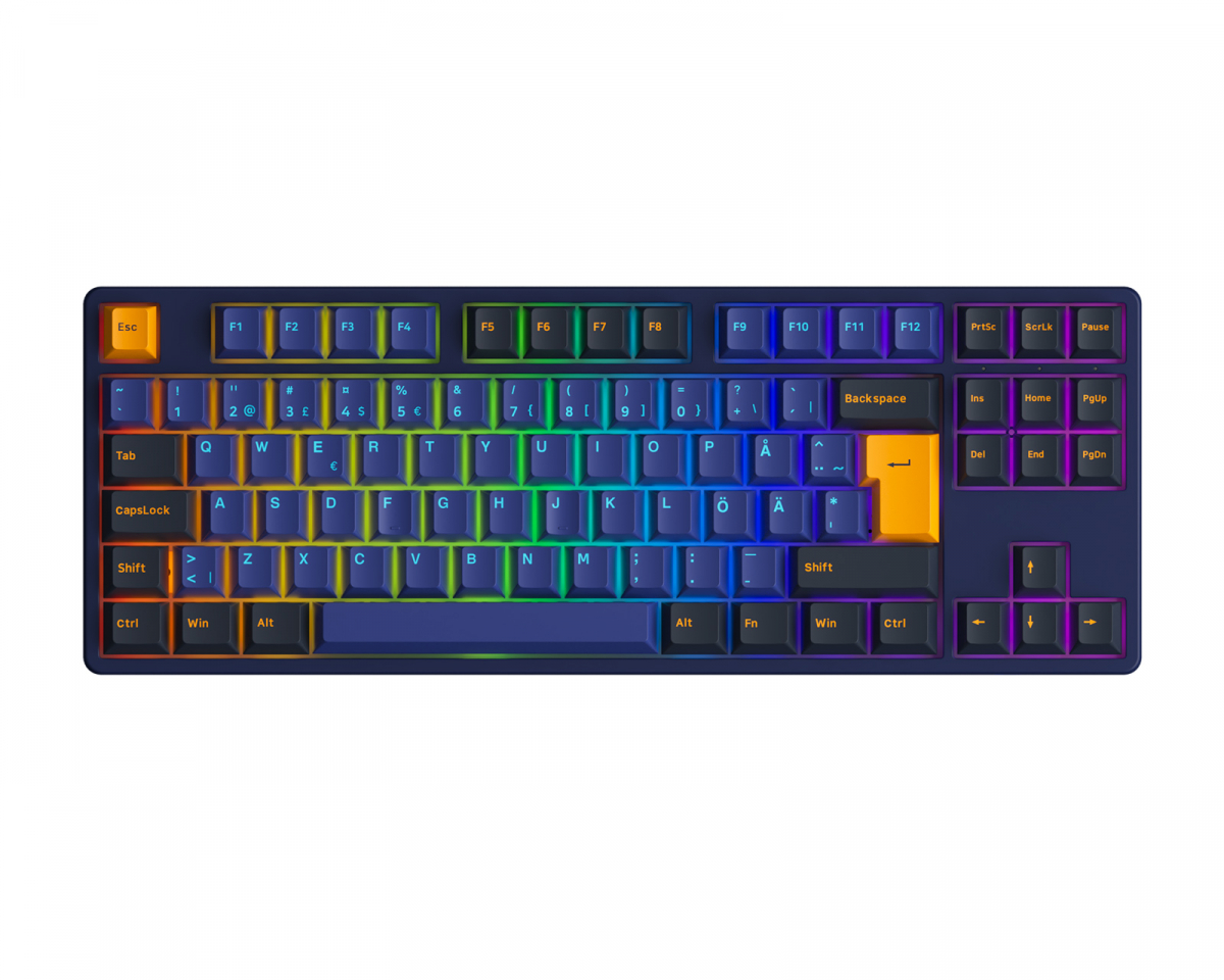 Akko 5087S Horizon ISO TKL Pelinäppäimistö [Akko CS Rose Red]