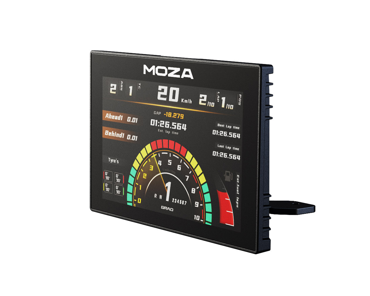Moza Racing CM Racing Dash HD for R9 DD-Base - Digitaalinen Mittaristo