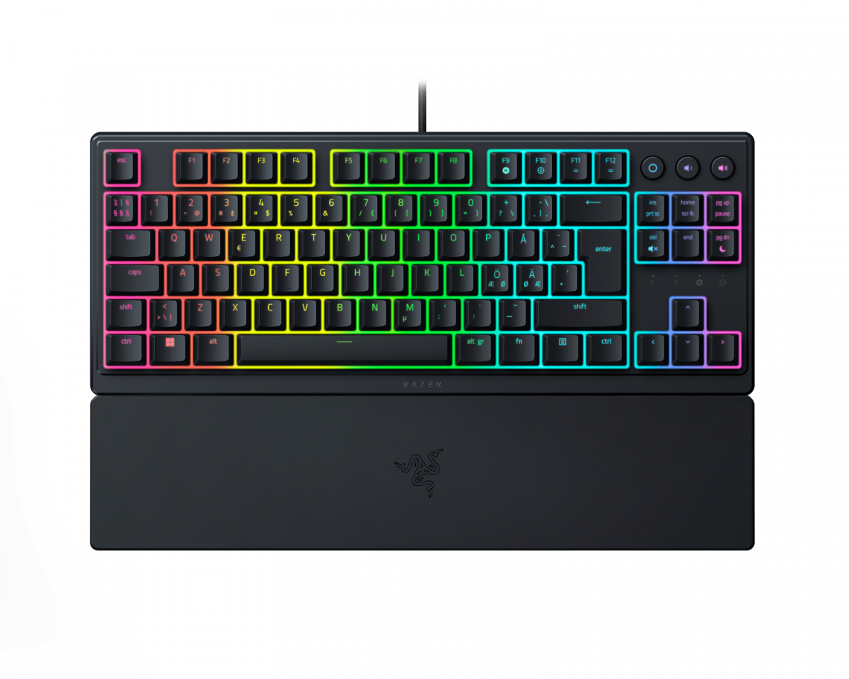 Razer Ornata V3 TKL Low Profile Gaming Näppäimistö [Mecha Membrane Clicky] -