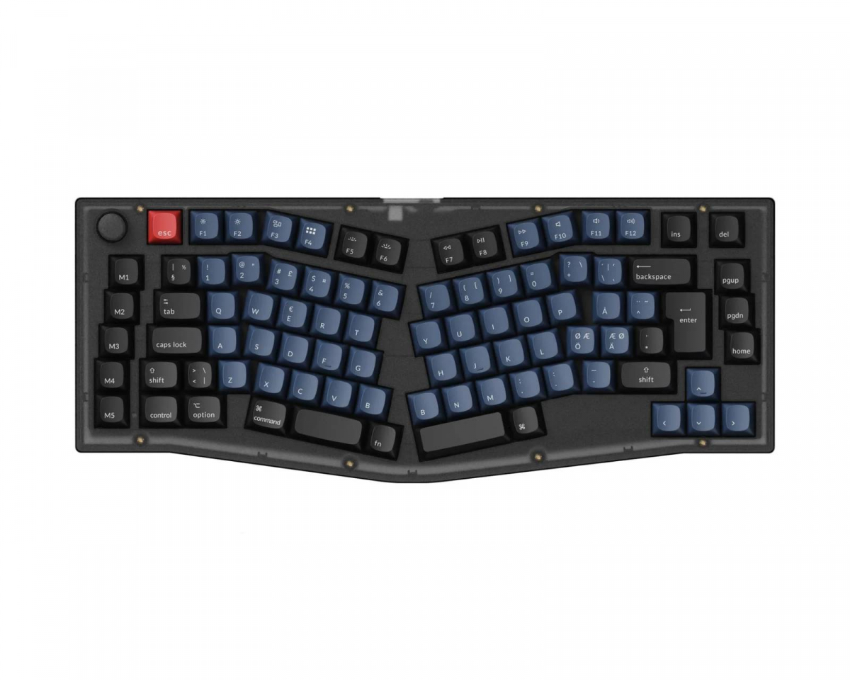 Keychron V10 QMK 75% RGB Knob Hotswap Pelinäppäimistö - Frosted Black [K Pro Br