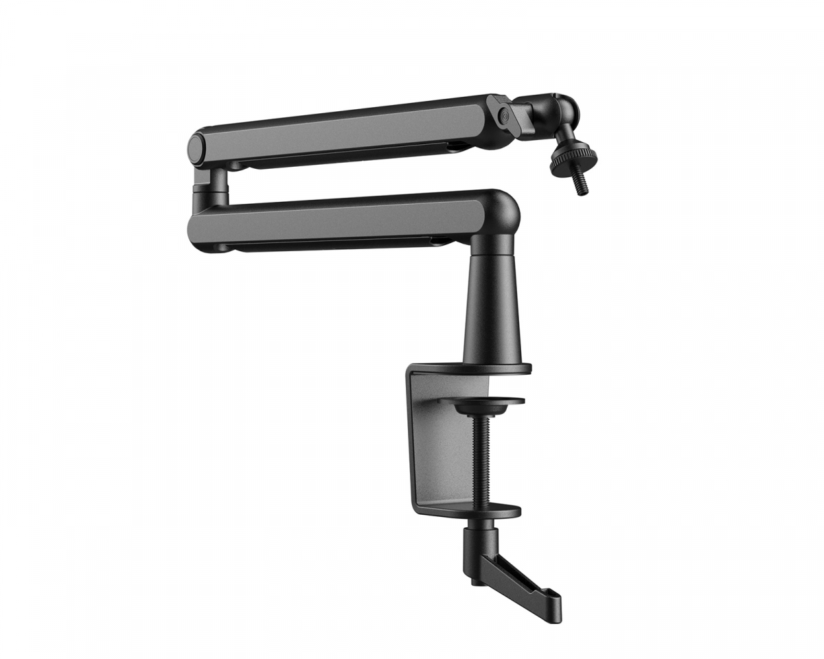 Fifine Low-Profile Boom Arm Stand - Musta Mikrofoniteline