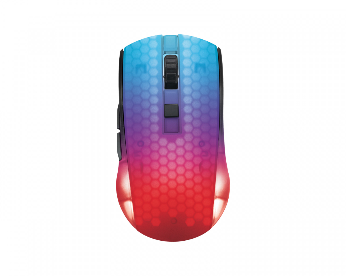 Deltaco Gaming DM320 Langaton Puoliläpinäkyvä RGB Pelihiiri - Musta