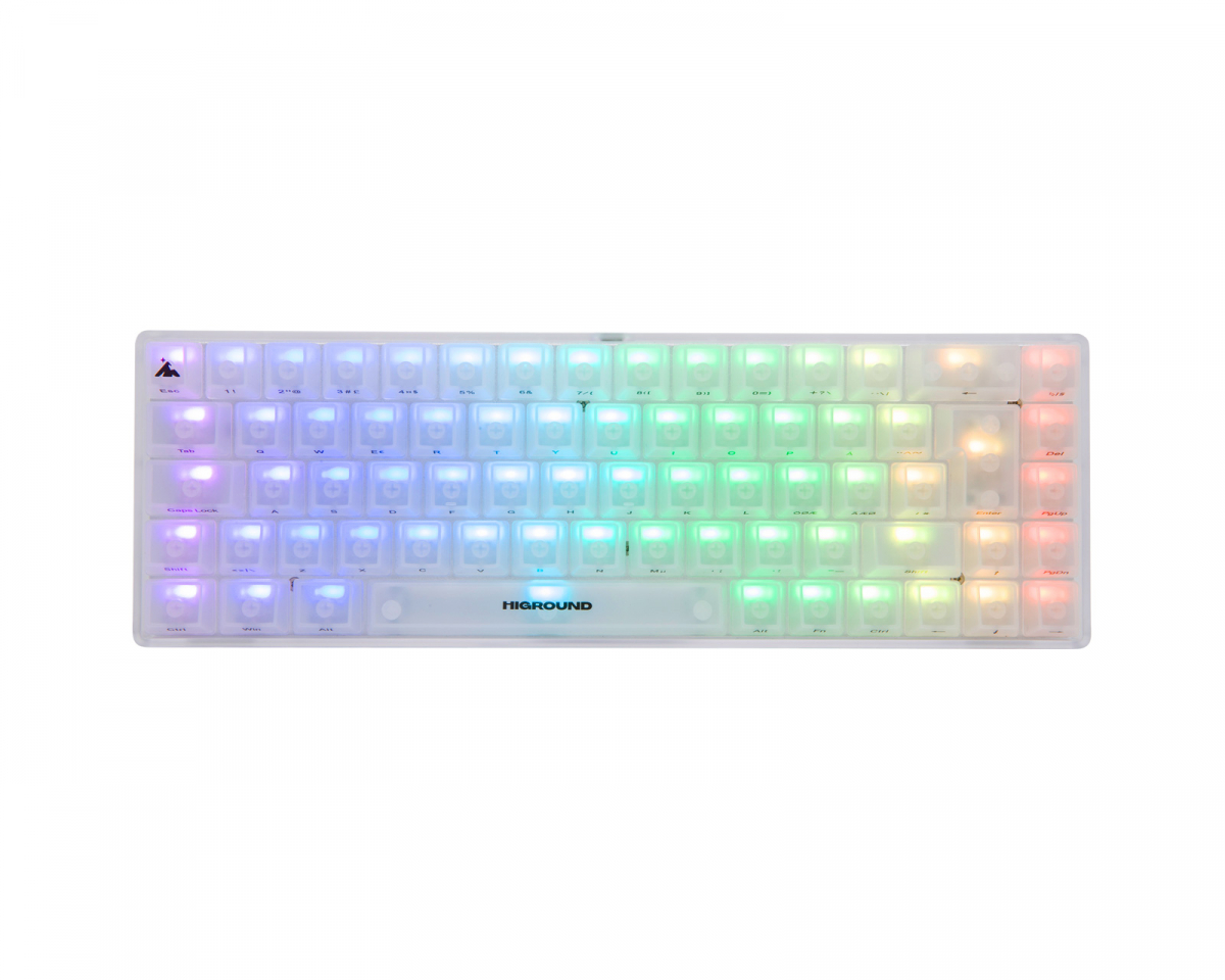 Higround OPAL Base 65 Hotswap Pelinäppäimistö - ISO Nordic [White Flame]