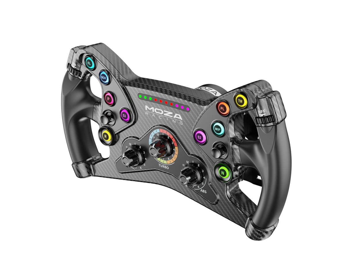 Moza Racing KS Steering Wheel - 300mm Butterfly Style GT Wheel - Rattiohjain