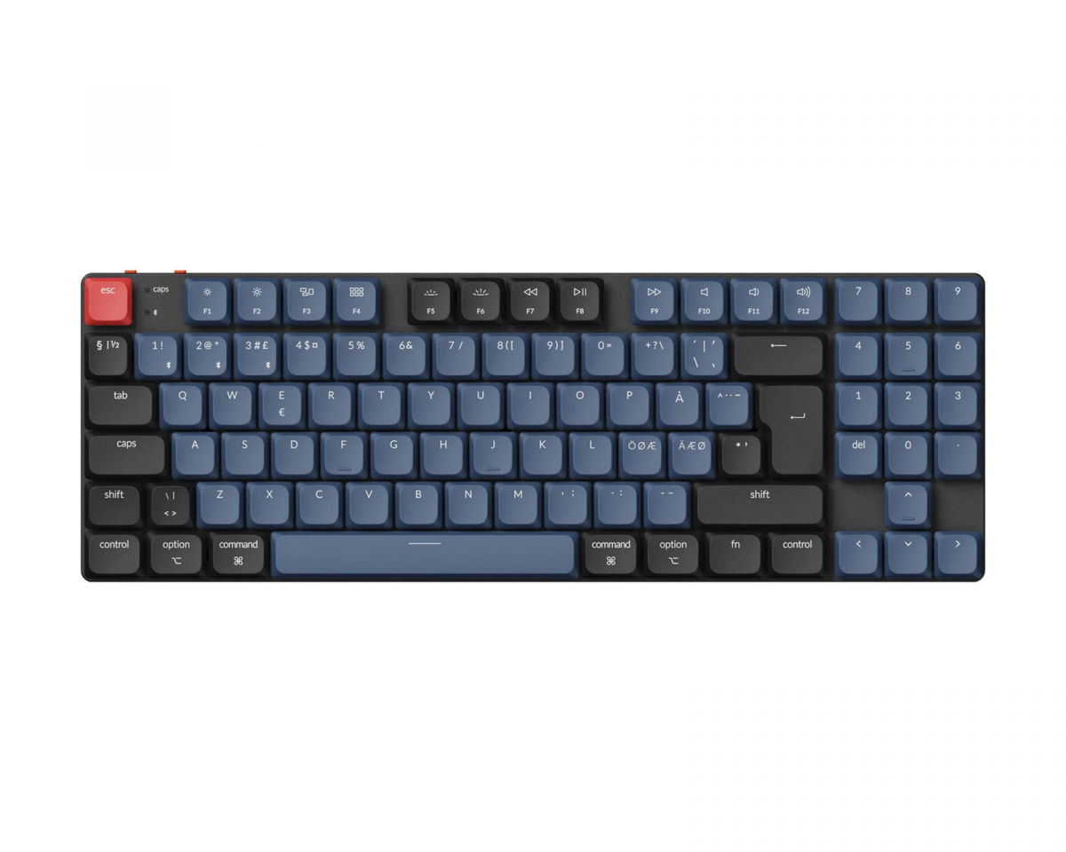 Keychron K13 Pro Low Profile Hotswap Langaton Pelinäppäimistö RGB Aluminium [Ga