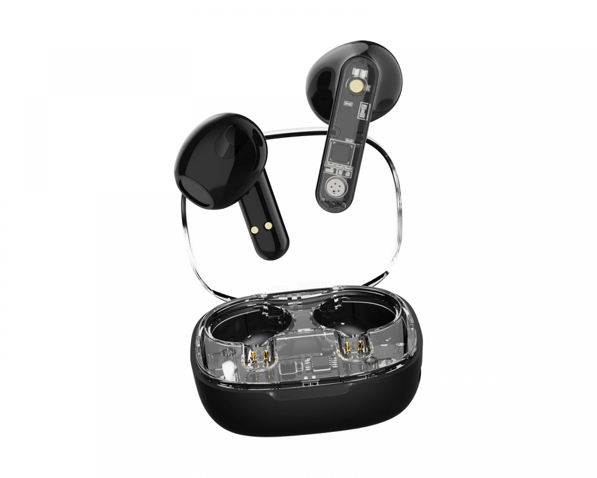 STREETZ T150 True Wireless In-Ear Headphones - Musta