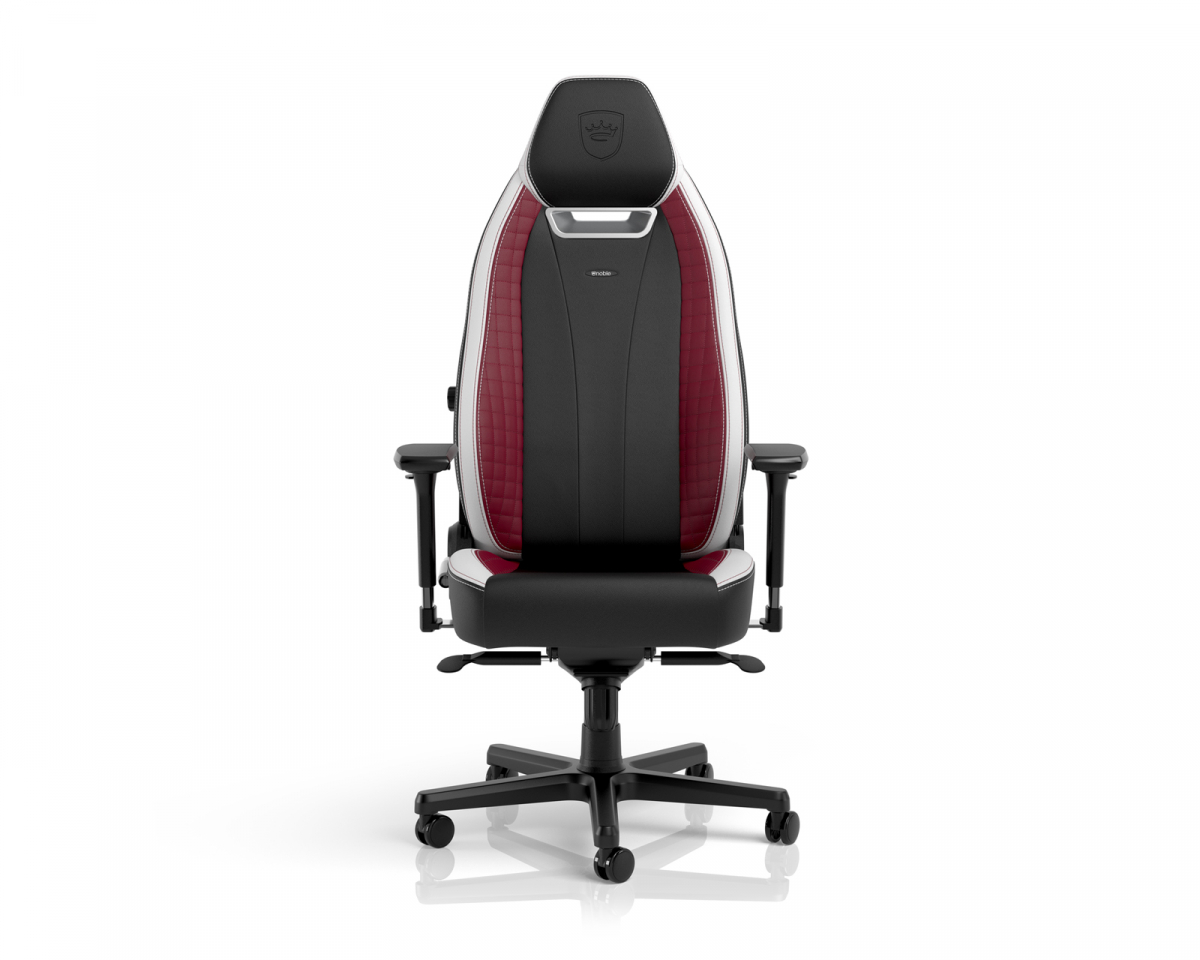 noblechairs LEGEND High-Tech PU - Musta / Valkoinen / Punainen