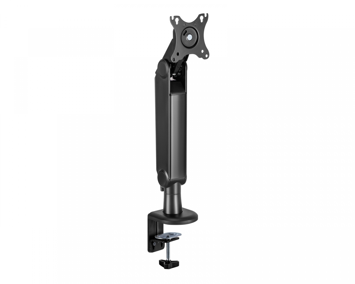 MaxMount Single Monitor Arm - Musta Näyttöteline