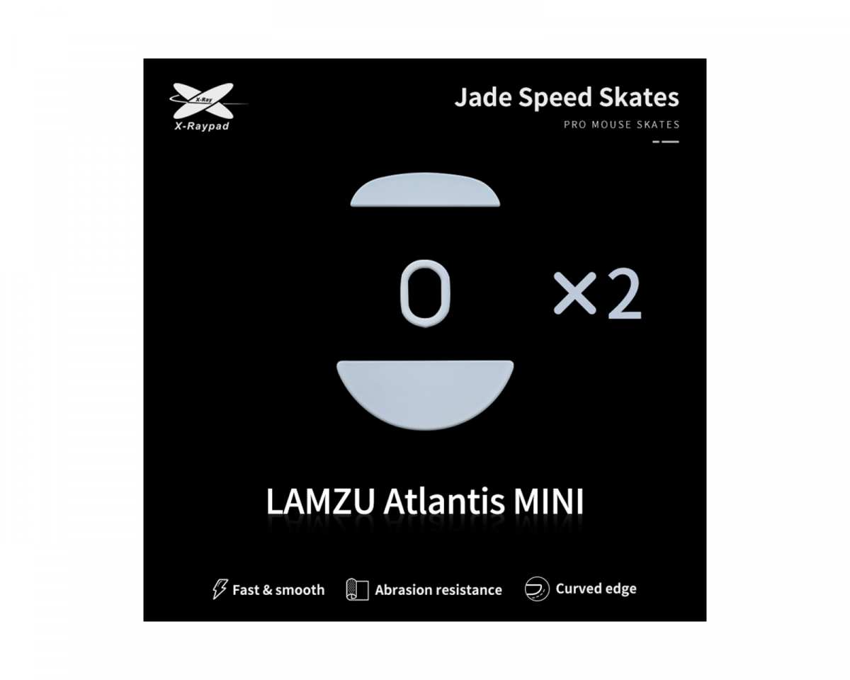 X-raypad Jade Mouse Skates Lamzu Atlantis Mini - Hiiren Tassut