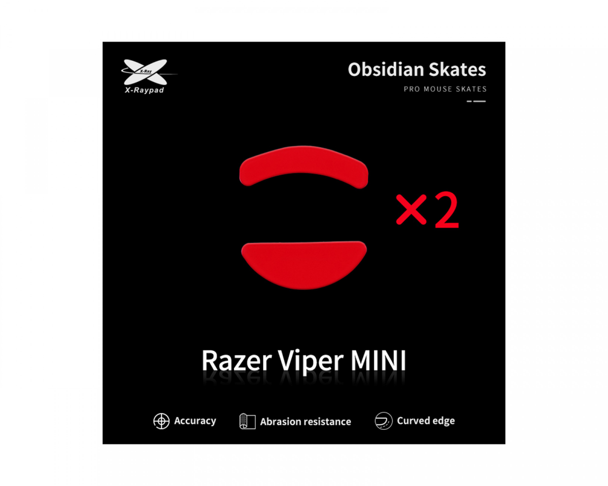 X-raypad Obsidian Mouse Skates Razer Viper Mini - Hiiren Tassut