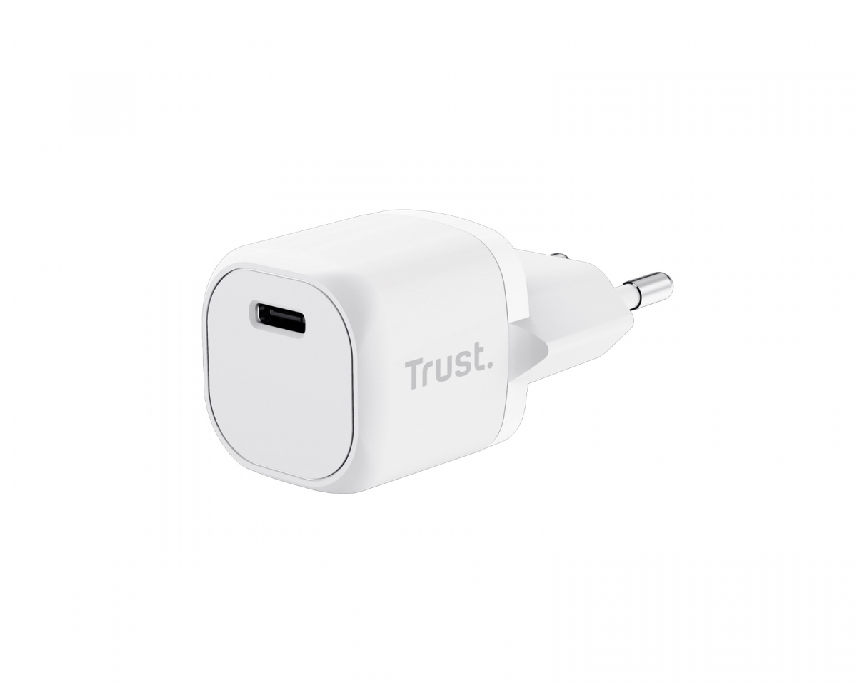 Trust USB-C Maxo Laturi 20W - Valkoinen