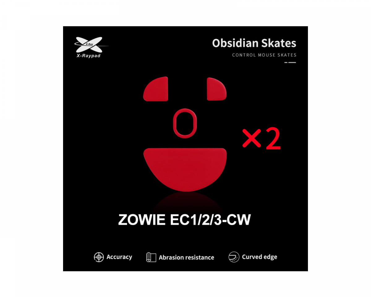 X-raypad Obsidian Mouse Skates Zowie EC-CW