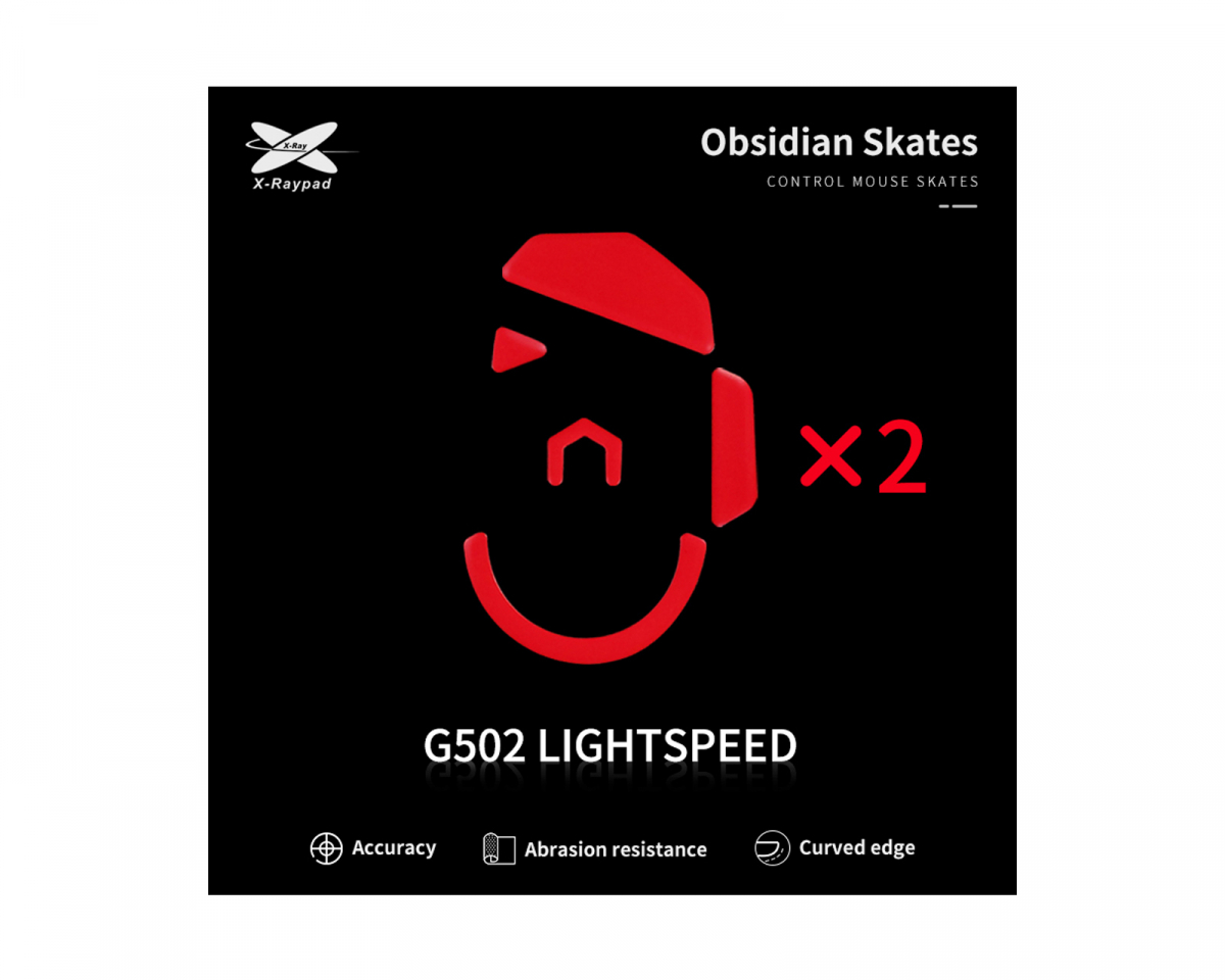 X-raypad Obsidian Mouse Skates Logitech G502 Lightspeed