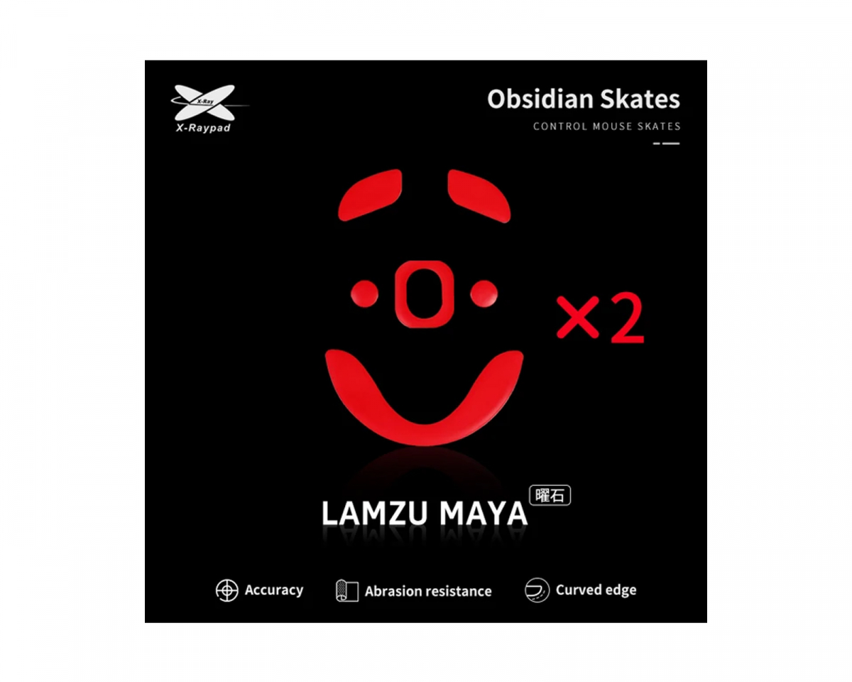 X-raypad Obsidian Mouse Skates Lamzu Maya