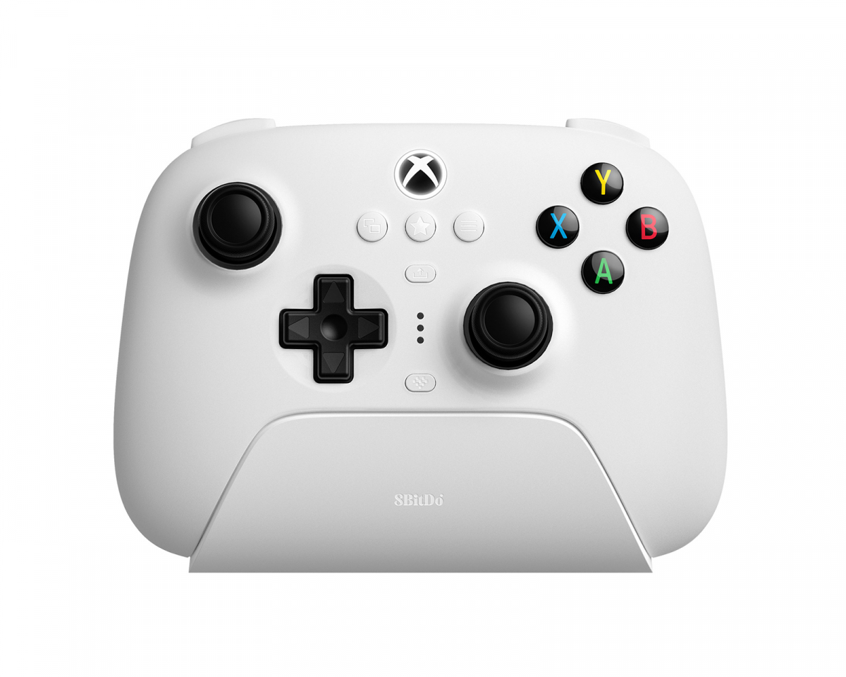 8Bitdo Ultimate 3-mode Controller Xbox Hall Effect Edition - Valkoinen Langat