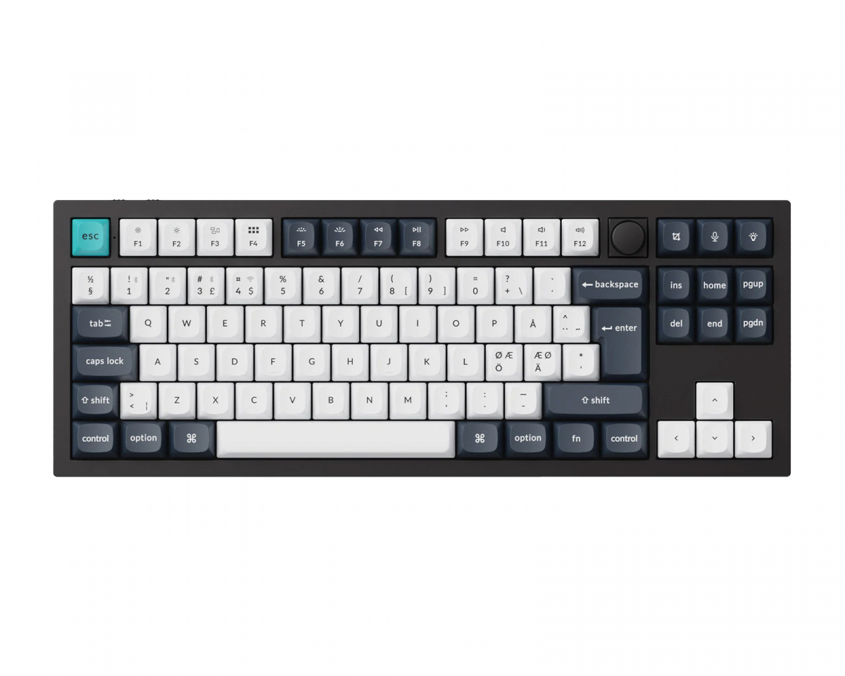Keychron Q3 Max QMK TKL Langaton Mekaaninen Näppäimistö [Gateron Jupiter Banana