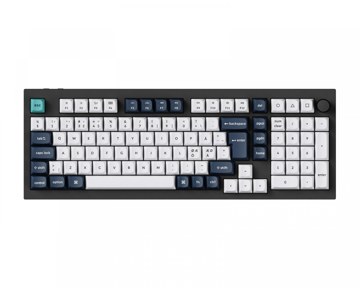 Keychron Q5 Max QMK Langaton Mekaaninen Näppäimistö [Gateron Jupiter Banana] -