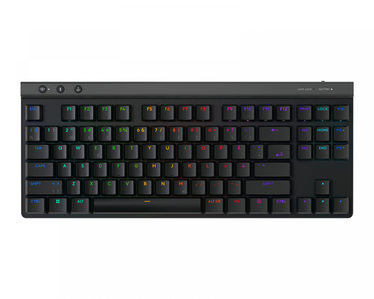 Logitech G515 TKL Lightspeed Langaton Pelinäppäimistö [Linear] - Musta