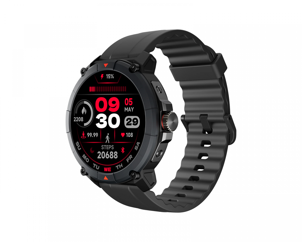 Udfine GS Smart Watch - Musta