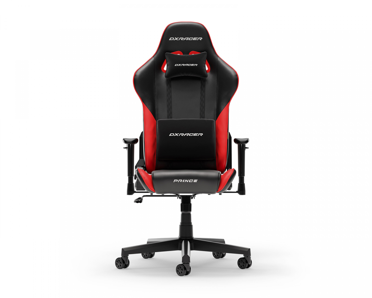 DXRacer PRINCE L Musta & Punainen PVC Nahka