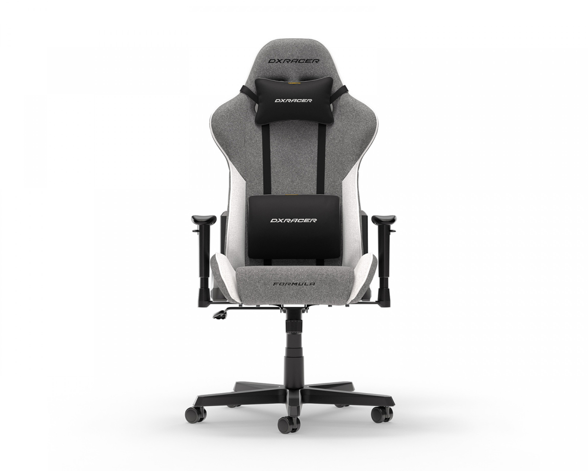 DXRacer FORMULA L Harmaa & Valkoinen Kangas