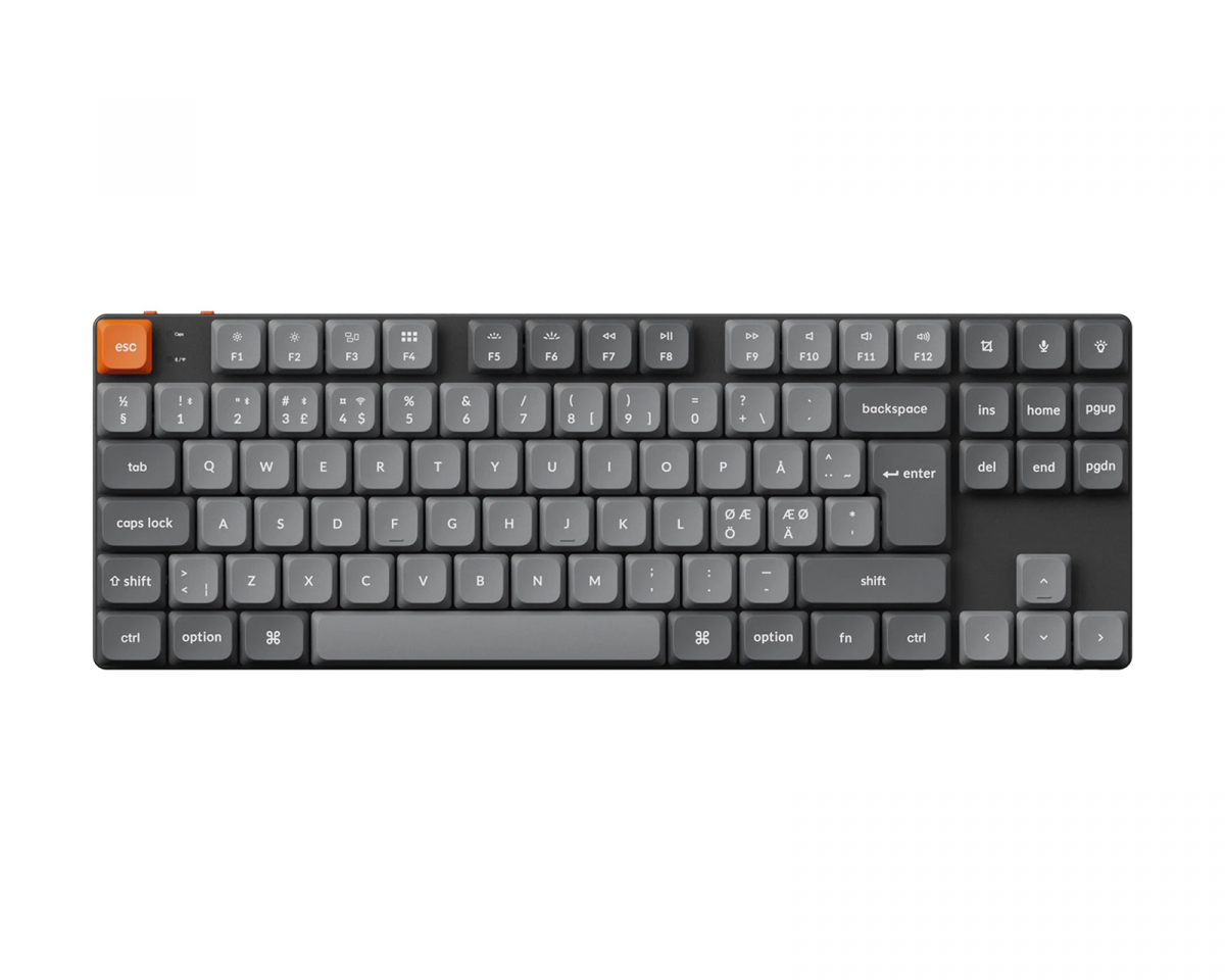 Keychron K1 Max TKL Low Profile Hotswap Langaton Näppäimistö [Gateron Red] - IS