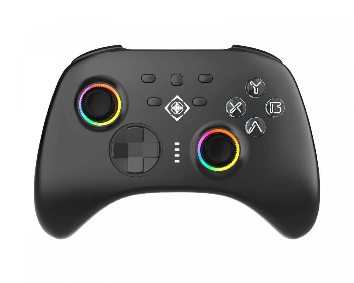 Deltaco Gaming Langaton Ohjain PC/Switch - Musta [Hall Effect]