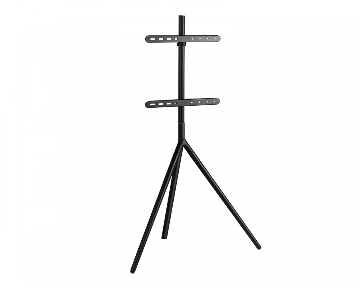 MaxMount TV-Lattiajalusta kolmella jalalla - 45"-65" - Musta