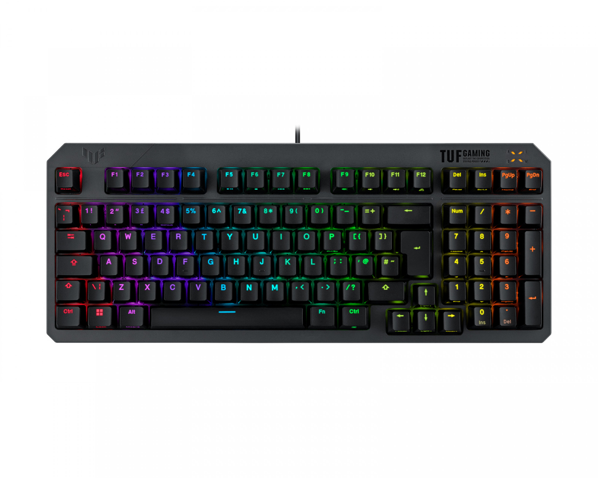 Asus TUF Gaming K3 Gen II RGB-Näppäimistö - Musta